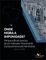 Capa da 3ª edição da pesquisa Onde Mora a Impunidade - 2020